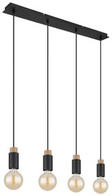 Globo 54045-4H - Lampadario a sospensione con filo MATTI 4xE27/40W/230V