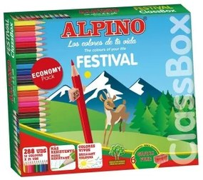 Matite colorate Alpino Festival 288 Unità Multicolore