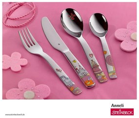 Set di 4 posate per bambini in acciaio inox Anneli Anelli - WMF