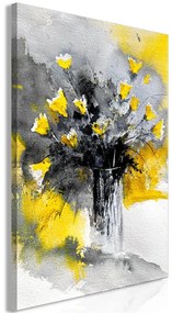 Quadro Bouquet of Colours (1 Part) Vertical Yellow