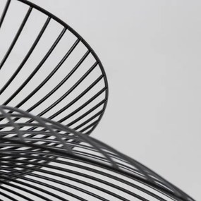 Brilagi - Lampada a sospensione LED su cavo CERIA WIRE 1xE27/40W/230V Ø 60 cm nera