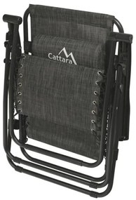 Sedia pieghevole regolabile antracite