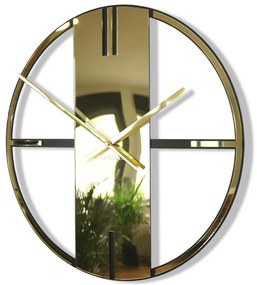 Orologio da parete a specchio 50 cm UNIQUE -gold