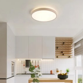 Brilagi - Apparecchio LED dimmerabile GLASS POOL DOUBLE LED/48W/230V 40 cm beige + telecomando