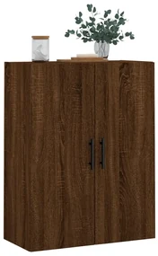 Mobile a parete rovere marrone 69,5x34x90 cm