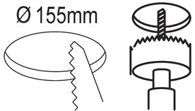 Eglo 99144 - Lampada da incasso LED FUEVA 5 LED/10,5W/230V