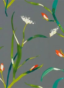 Harlequin Carta da parati Saona - Kiwi/ Charcoal