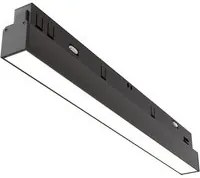 Striscia Led Per Binario Moderno Basic Alluminio Nero Luce 12W Dimmerabile