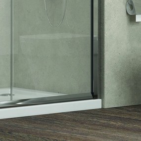 Doccia un lato 150cm  con un anta scorrevole vetro anticalcare KF5000 - KAMALU