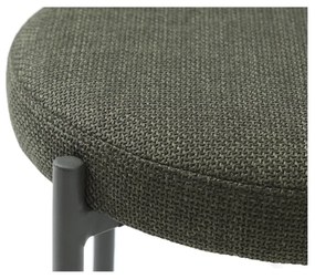 Sgabello color kaki in metallo impilabile Pelican – Unique Furniture