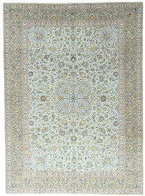 Kashan Tappeto persiano 420 x 310 Blu (Iran) Annodato A Mano