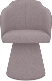 Sedia da pranzo lavanda in imbottito Kanoa – Makamii