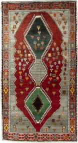 Gabbeh Tappeto 120x230 Rosso (Iran) Annodato A Mano