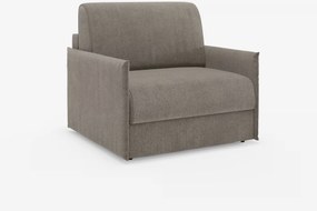 Evans poltrona letto compatta con materasso - sfoderabile in tessuto smacchiabile T23