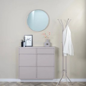 Appendiabiti grigio tortora in metallo ø 40x170 cm Jessy – Spinder Design