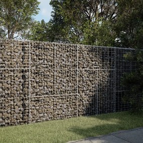 Cesto Gabbione Con Copertura 200x100x150 Cm İn Ferro Zincato /