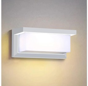 Brilagi - Applique da esterno BRICKY 1xE27/60W/230V bianco IP54