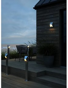 Nordlux - Applique da esterno PONTIO 1xGU10/25W/230V IP54 argento