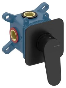 Rubinetto per doccia ad incasso monocomando Air nero opaco