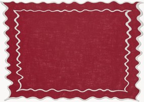 Tovaglietta americana con bordo ricamato Vila