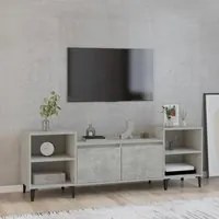 Mobile per TV Grigio Cemento 160x35x55 cm Legno Multistrato 821200