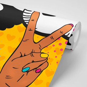 Carta da parati autoadesiva – Vita in pace - PEACE & LOVE