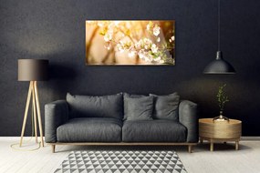 Quadro in vetro Fiori Pianta naturale 100x50 cm