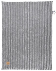 Coperta per bambini grigia in velluto a coste 100x77 cm – Meowbaby