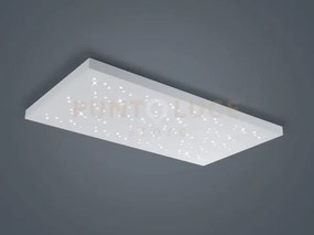 Plafoniera titus led rettangolare cielo stellato metalo funzione lu...