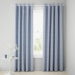 Tende in set bianche/blu 2 pz 168x229 cm Lucie Floral Frill – Catherine Lansfield