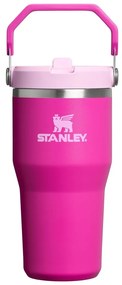 Borraccia termica rosa in acciaio inox 600 ml IceFlow™ Flip Straw 2.0 Tumbler Violet Blossom – Stanley
