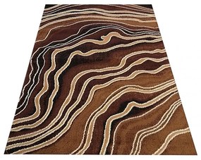Moderno tappeto marrone con motivo astratto Larghezza: 200 cm | Lunghezza: 300 cm