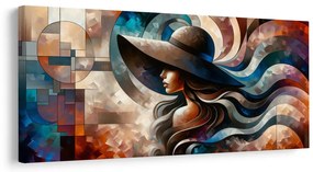 Quadro su tela – Ritratto astratto di donna