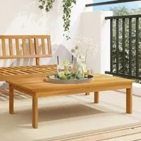 Tavolo da Giardino 100x60x30 cm in Legno Massello di Acacia 365846