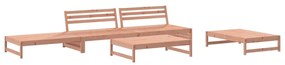 Set Divani Giardino 5 pz con Cuscini Legno Massello di Douglas