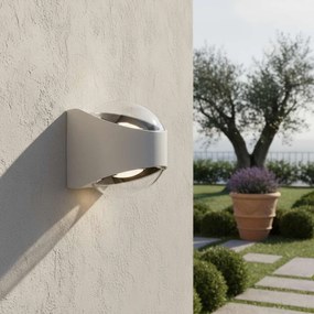Applique LED 12W Bidirezione Curvo IP65 con LED Bridgelux - Bianca