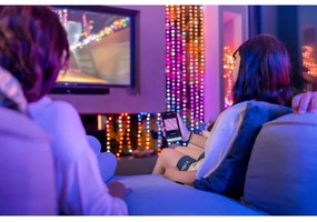 Twinkly TWKP100RGB-T - LED RGB Dimmerabile Catena natalizia 100xLED 8 m USB Wi-Fi