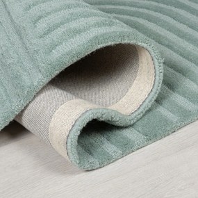 Tappeto in lana turchese 160x230 cm Zen Garden - Flair Rugs