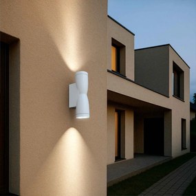 Applique Conica a Clessidra Bidirezionale, IP65 GU10 - Bianca Colore del corpo Bianco