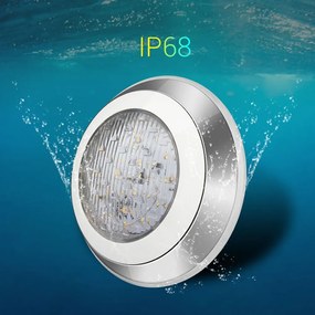 Lampada LED da parete per Piscine 15W RGB+CCT 12V AC/DC - LoRa 433MHz Colore RGB