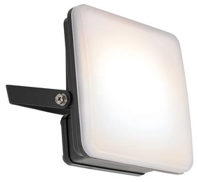Faretto intelligente nero 14,5 cm con LED incluso IP65 con picchetto - Ruud
