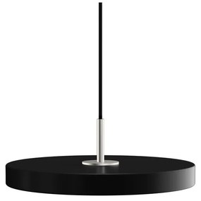 Apparecchio a sospensione LED nero con paralume in metallo ø 31 cm Asteria Mini - UMAGE