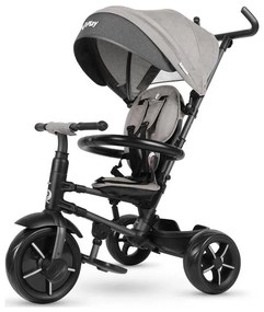 QPlay - Triciclo per bambini 3in1 RITO STAR grigio chiaro