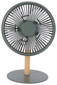 Lampada da tavolo verde con ventola telecomandata (altezza 26 cm) Beyond - Gingko