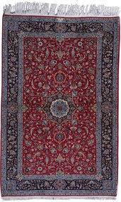 Kashan Tappeto persiano 220 x 140 (Iran) Annodato A Mano