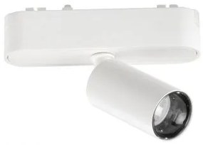 Faro binario led bernini 48v bco in alluminio e termoplastica 5w 55...