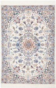Nain Tappeto 120 x 90 Beige (Iran) Annodato A Mano