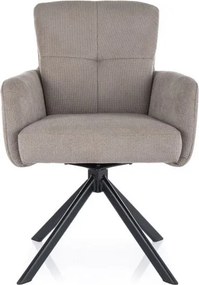 Sedia Basil Vardo beige 34/nero