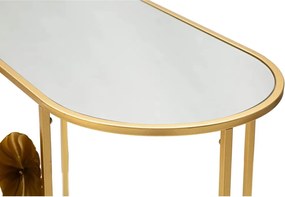 Consolle color oro 40x120 cm Flow - Mauro Ferretti