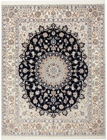 Nain Tappeto persiano 200x160 Blu (Iran) Annodato A Mano